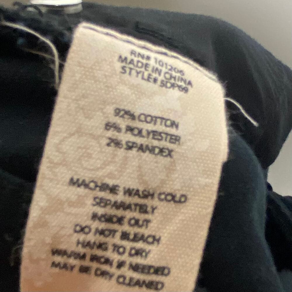 Soft Surroundings Womens Size 18W Black Corduroy Pants High Rise Stretch Plus - Picture 8 of 8
